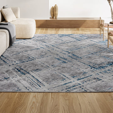 Slant Modern Abstract Area Rug